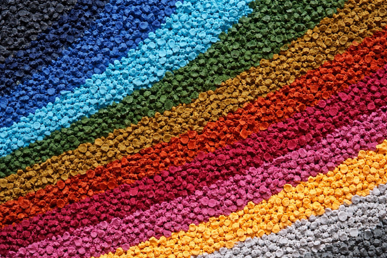 Grânulos de borracha EPDM e SBR para piso emborrachado